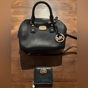 Michael Kors bag and matching wallet